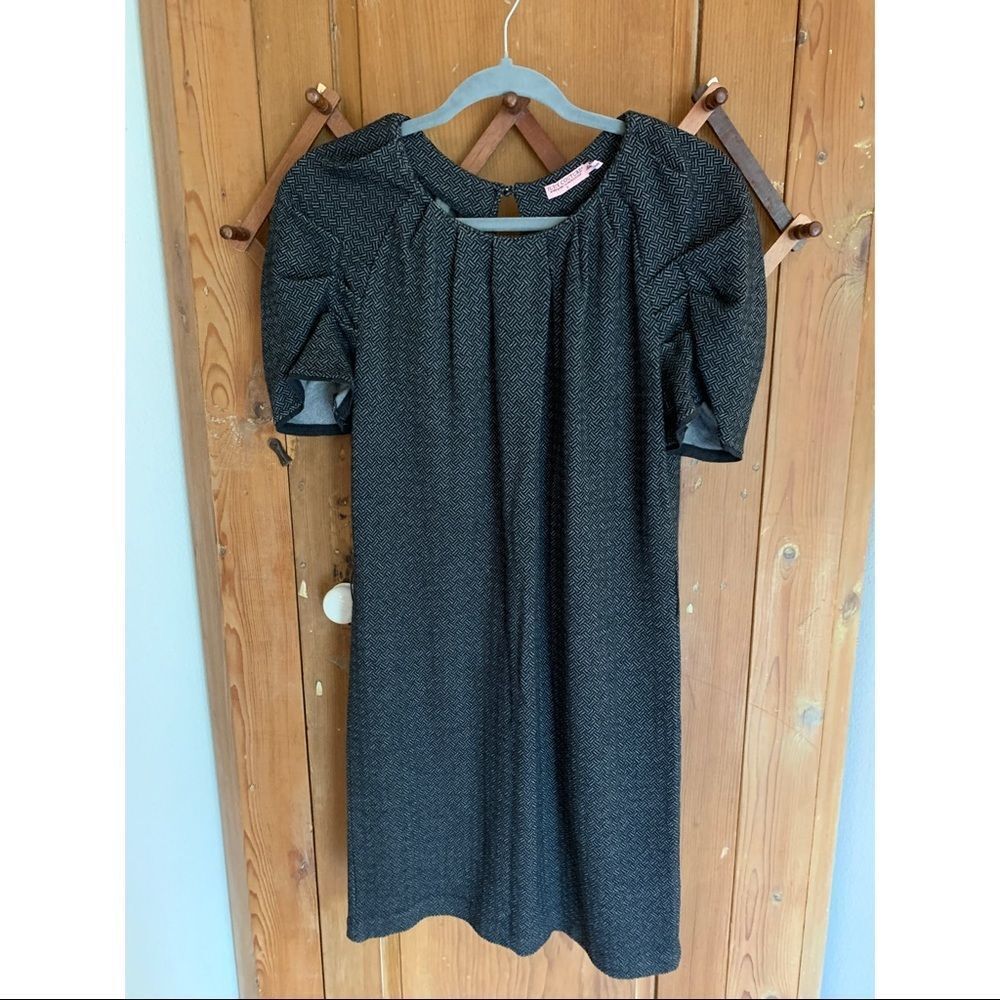 Juicy Couture herringbone raglan sleeve dress